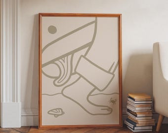 Afternoon Walk, Digital Print