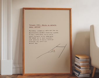 Things That Break So Beauty May Arrive Poem, Digital Print