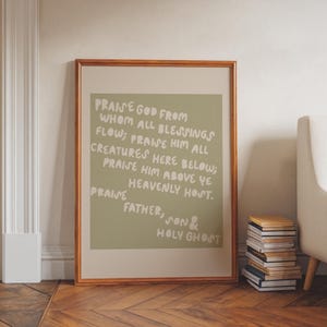 Modern Doxology Digital Print (Green)