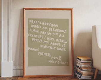 Modern Doxology Digital Print (Green)