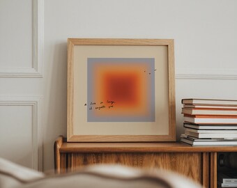 Square Digital Print, 'Engulf'