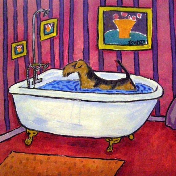 Basenji bath picture dog pet ceramic art tile coaster