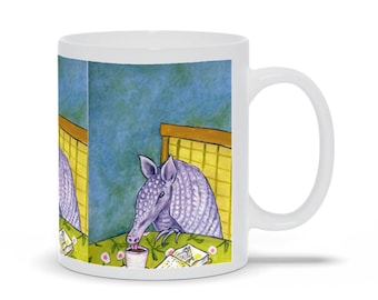 Armadillo Coffee mug drinkware - 11 oz mug, 15 oz mug