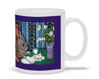 Jack Rabbit Bunny Coffee Animal Art Mug Mugs