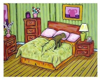 Sea Lion Sleeping Bedroom Animal Art Print