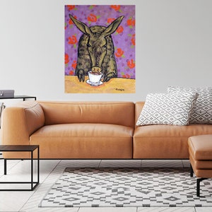 aarkvark leinwandbild Kaffee Wandbild - fertig zum Aufhängen Kunst by schmetzpetz