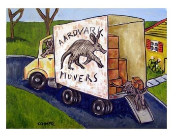 Aardvark Movers Art Print