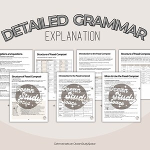 Complete Passé Composé Mastery Workbook Learn French for Beginners ...