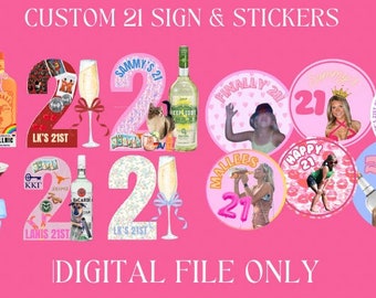 21 SIGN & STICKERS BUNDLE (Digital Proofs)