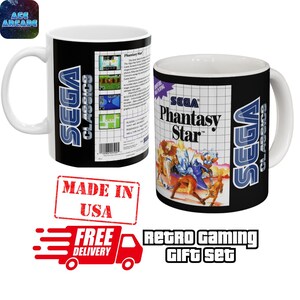 Phantasy Star, Sega Master System Game Case Wrap, Retro Gaming Mug