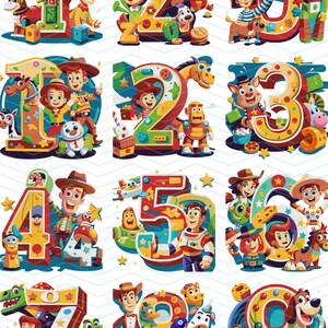 Font Svg Png Font With Toys Alphabet and Numbers, Letters, Bundle - Etsy