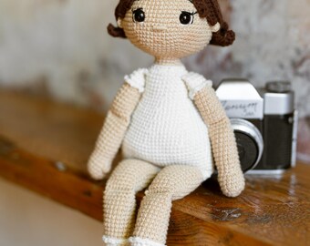 Amigurumi Doll Base Crochet Pattern – PDF – 12" (30 cm) Doll Body Pattern | NO SEW