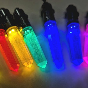 Epoxy Resin Lighted Crystal Pendant