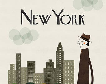 New York print