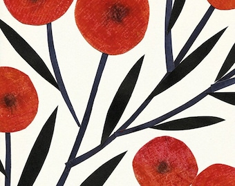 Poppies print