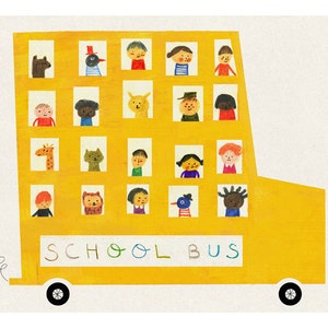 School bus print