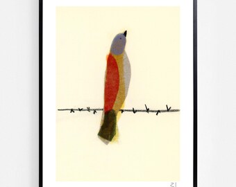 Bird on the Wire print