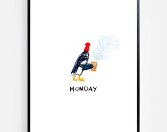 Monday to Go Print