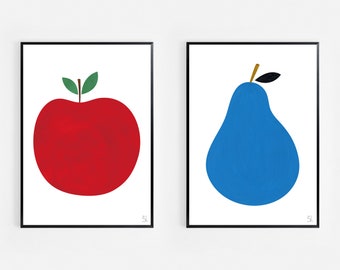 Les Fruits Set of two prints