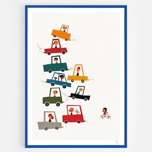 Traffic jam print