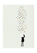 Monsieur under the rain print 