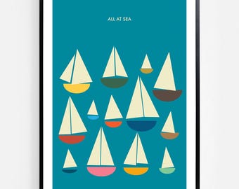 All at Sea print