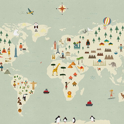 World Map print