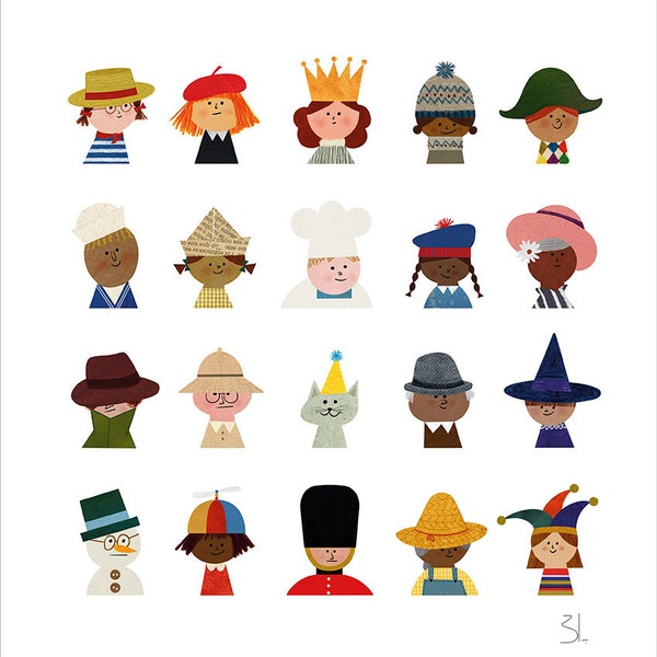 Very Good Hats Print