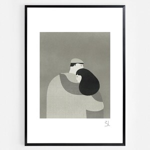 El abrazo print