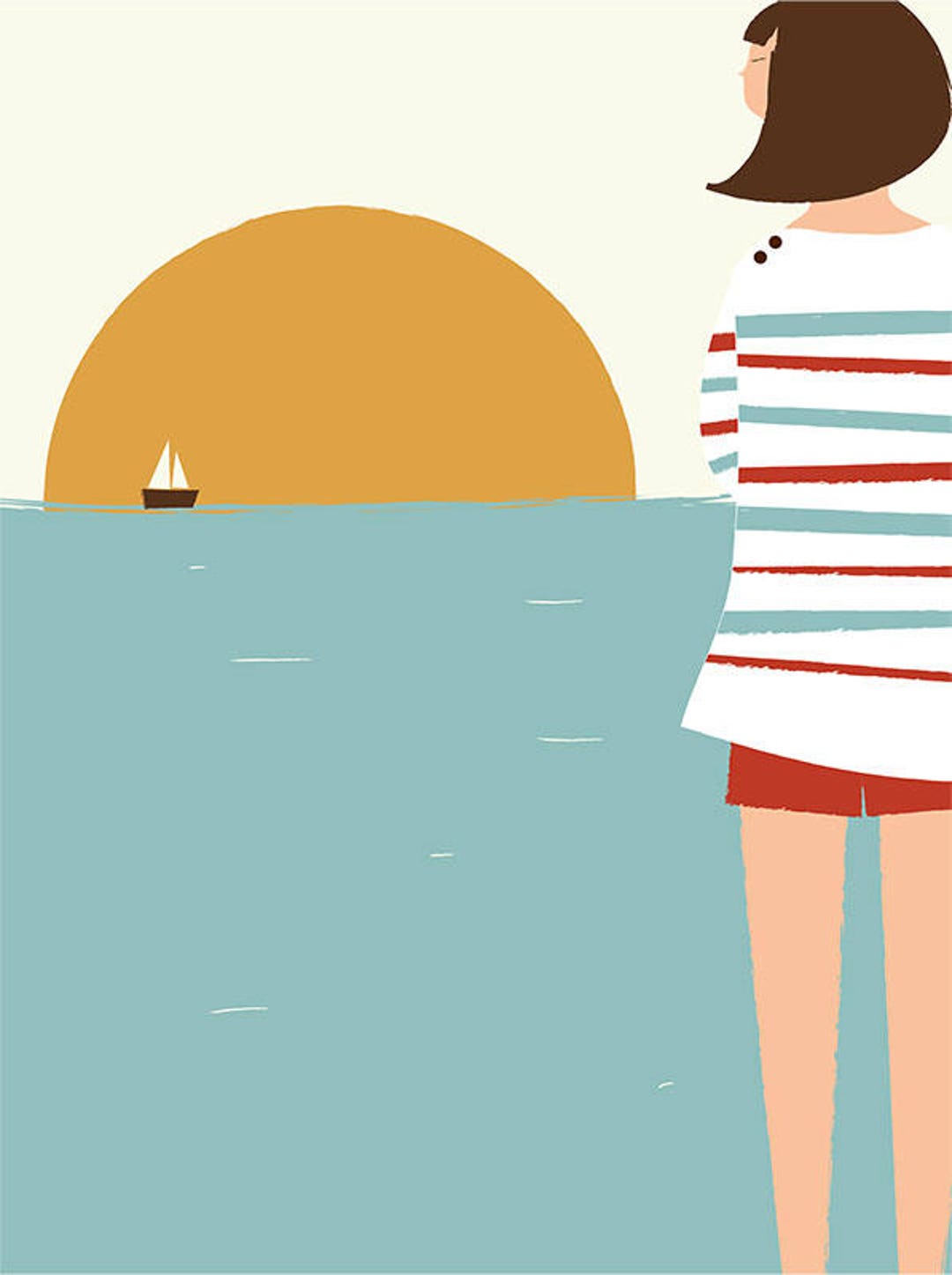 Horizon Print - Etsy