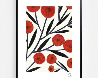 Poppies print