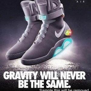 Nike Mag Back to the future original advert picture art! ready for immediate delivery limited edition art of 999 by RW the legend is reborn.