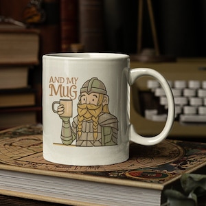 Lord Ring Gift Mug, Dwarf Mug, Fantasy Mug