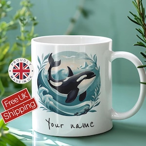 Personalized Orca Mug for Killer Whale Enthusiasts - Unique Gift Idea