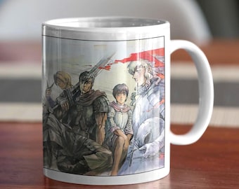 Berserk Anime Mug, Classic Berserk Art, Perfect Gift for Anime Fans, Unique Berserk Mug, Collectible Anime Merchandise, Manga Coffee Cup