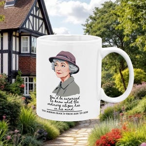 Miss Marple Zitat Tasse: Agatha Christie Geheimnis Liebhaber Geschenk