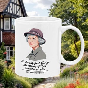 Miss Marple Zitat Tasse: Agatha Christie Geheimnis Geschenk