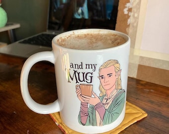 Elven "And My Mug" Ceramic Mug: Fantasy Gift