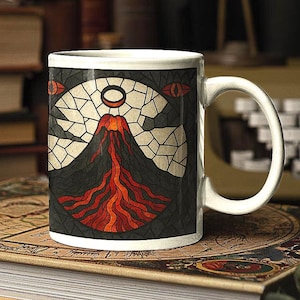 Fantasy Ring Mug, Lord of the, Geek Gift, Nerd present, novelty mug for boyfriend girlfriend and fantasy enthusiast