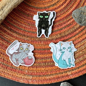 Cute Kitty Vinyl Stickers 2" Cat Sticker Pack