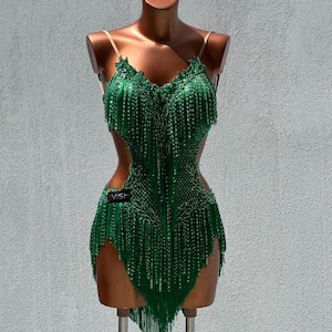 green emerald velvet dress Green Dress – LATIN FASHION LLC main image 0