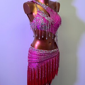 women's light pink arabian dance dress Mermaid-style Bellydance skirt Polyester Embellishment ROYAL SMEELA Belly Dance Costume