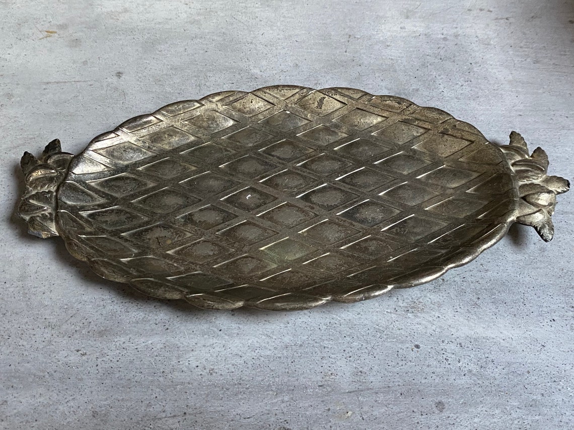 Vintage Metal Pineapple Dish Etsy Sweden