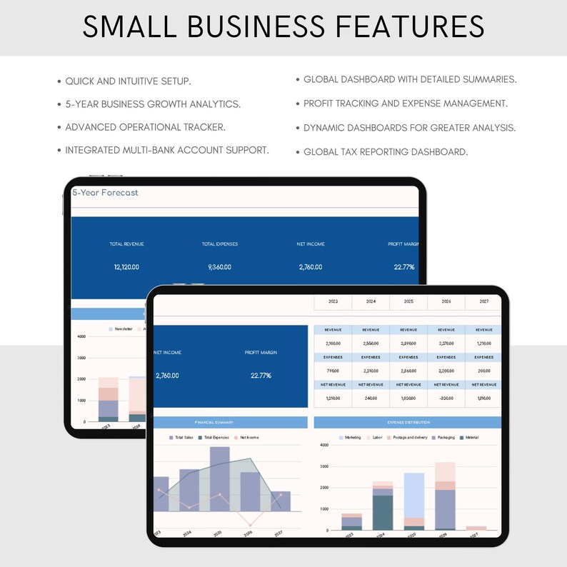 Small Business Bookkeeping and CRM Template Google Sheets Spreadsheet