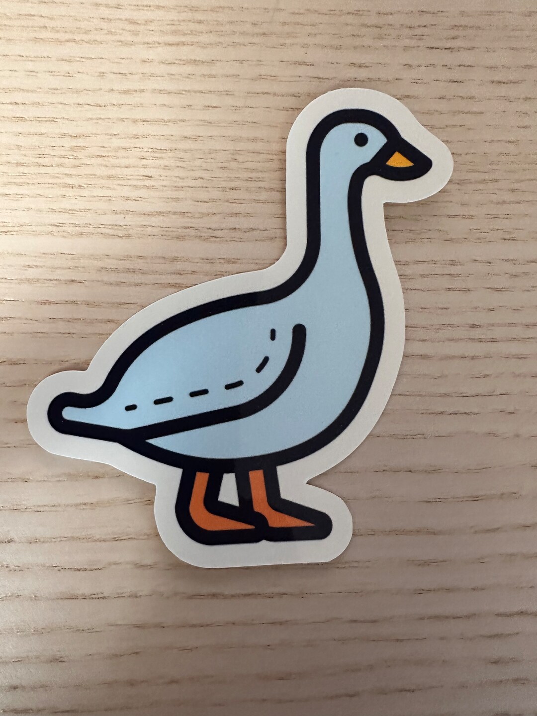 Sticker Printable Goose Goose Vinyl Sticker • Waterproof Die‑cut Goose Decal for Laptop, Water ...
