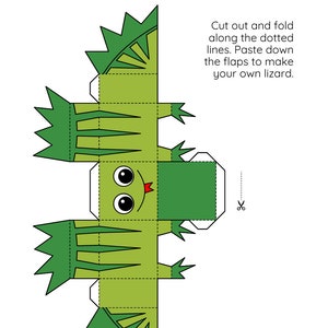 Foldable Origami Animals Set of 13, Printed in Full Colour on Card ...