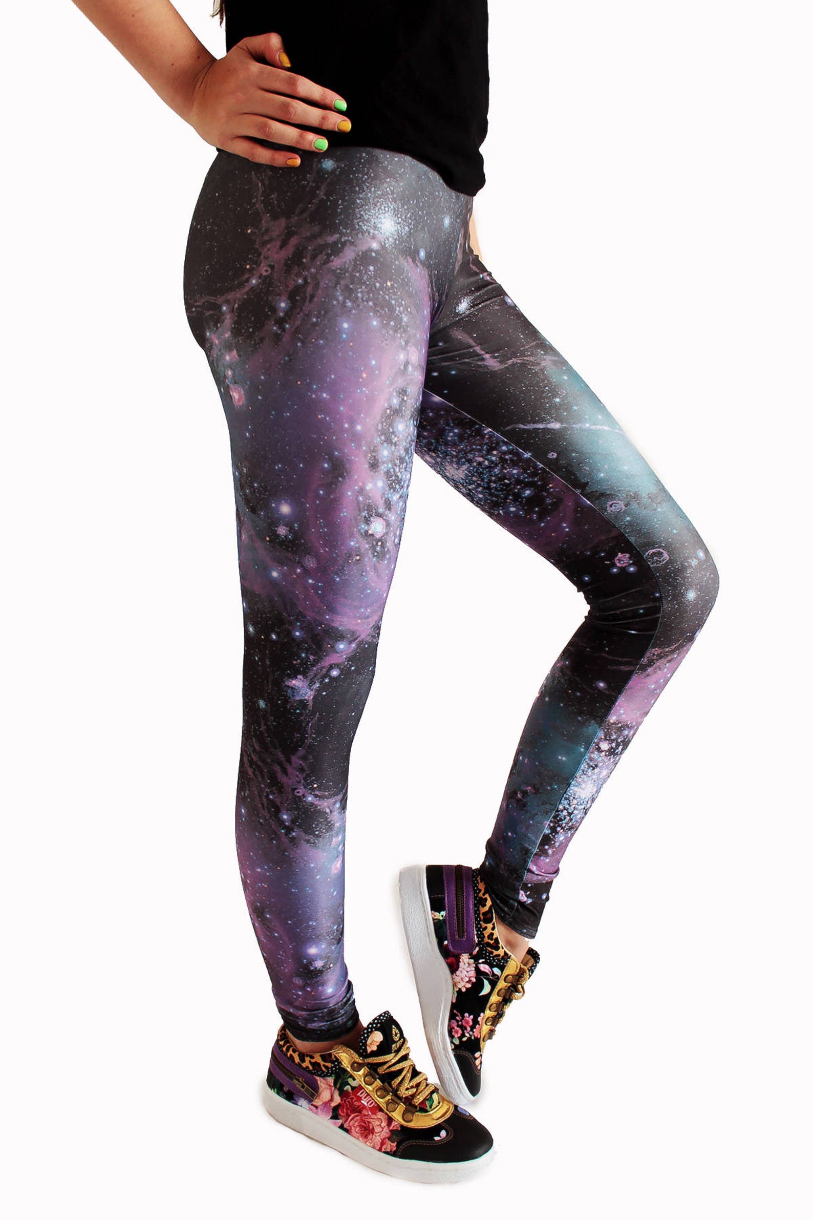 Girls space leggings sale
