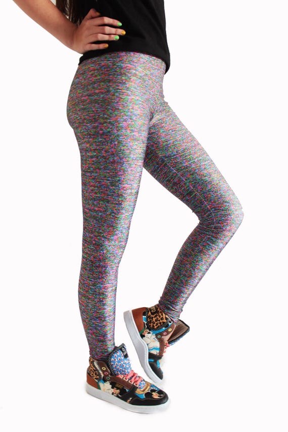 Maedchen Mutter Leggings Lutschen