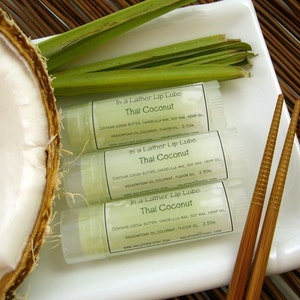 Handmade Lip Balm flavored with Thai Coconut