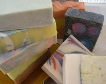 Handmade Soap Set of 5  Bar Soaps